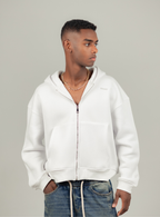 Zip Hoodie(White)
